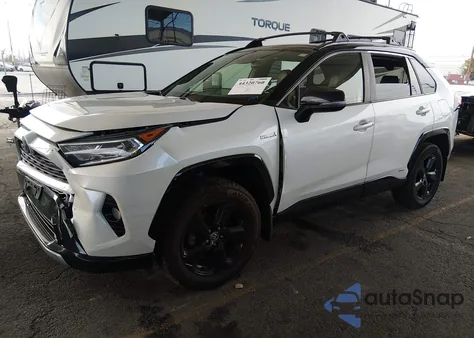 2020 Toyota Rav4 Hybrid Xse z USA, uszkodzony, nr VIN JTMEWRFV8LD541242